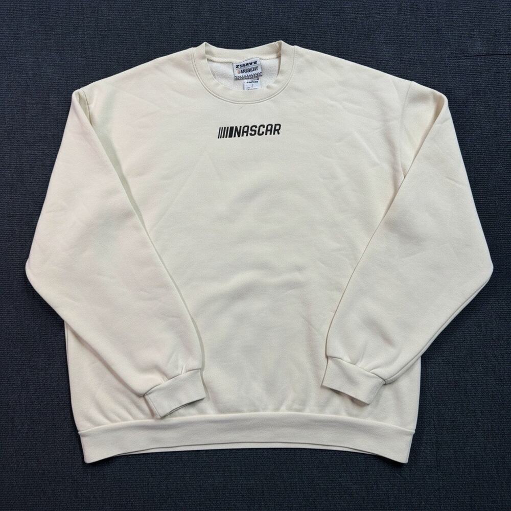 NASCAR Bristol International Cream Crewneck Mens Sweatshirt Size 3XL NWT